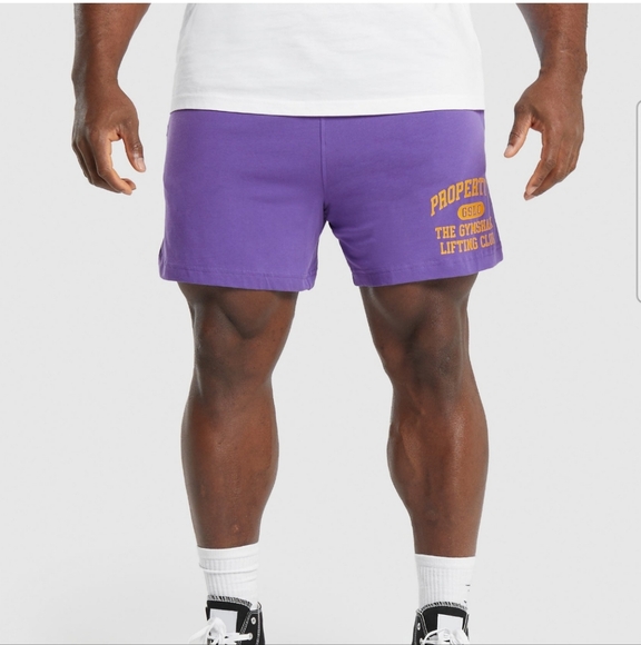 Gymshark Purple Men's Shorts - Picture 1 of 6
